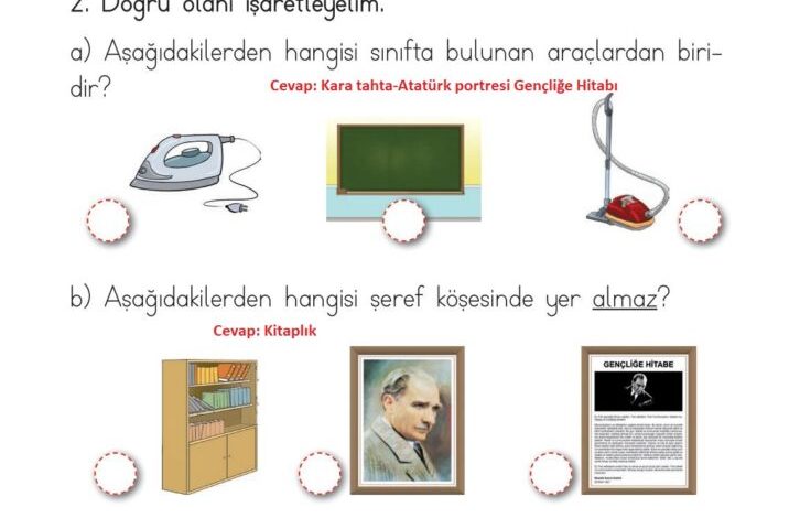 1. Sınıf Hayat Bilgisi Kök-e Yayınları Sayfa 51 Cevapları