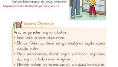 1. Sınıf Matematik Açılım Yayınları Sayfa 110 Cevapları