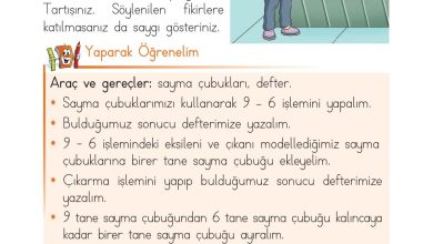 1. Sınıf Matematik Açılım Yayınları Sayfa 122 Cevapları