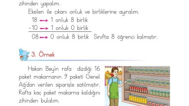 1. Sınıf Matematik Açılım Yayınları Sayfa 124 Cevapları