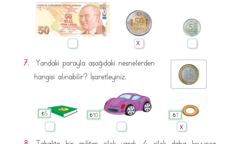 1. Sınıf Matematik Açılım Yayınları Sayfa 131 Cevapları