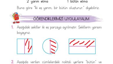 1. Sınıf Matematik Açılım Yayınları Sayfa 136 Cevapları