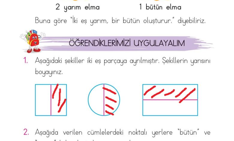 1. Sınıf Matematik Açılım Yayınları Sayfa 136 Cevapları