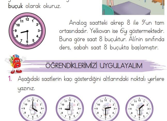 1. Sınıf Matematik Açılım Yayınları Sayfa 140 Cevapları