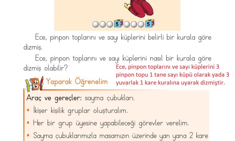 1. Sınıf Matematik Açılım Yayınları Sayfa 164 Cevapları