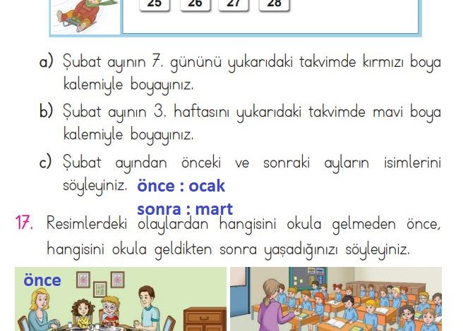 1. Sınıf Matematik Açılım Yayınları Sayfa 176 Cevapları