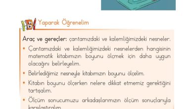 1. Sınıf Matematik Açılım Yayınları Sayfa 187 Cevapları