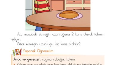 1. Sınıf Matematik Açılım Yayınları Sayfa 192 Cevapları