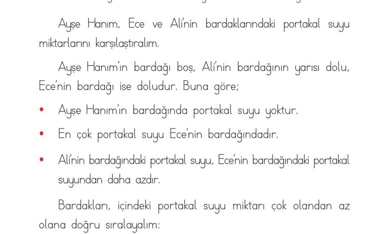 1. Sınıf Matematik Açılım Yayınları Sayfa 199 Cevapları