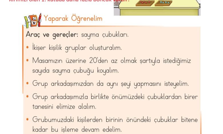 1. Sınıf Matematik Açılım Yayınları Sayfa 55 Cevapları