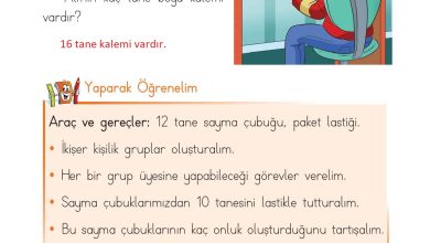 1. Sınıf Matematik Açılım Yayınları Sayfa 63 Cevapları