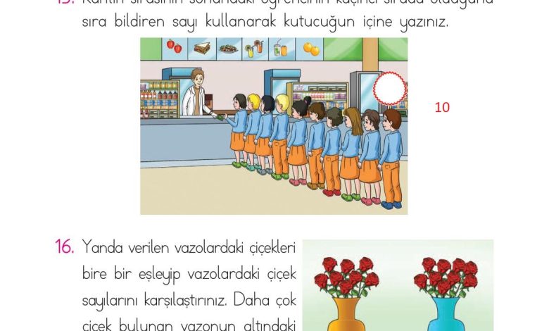 1. Sınıf Matematik Açılım Yayınları Sayfa 74 Cevapları