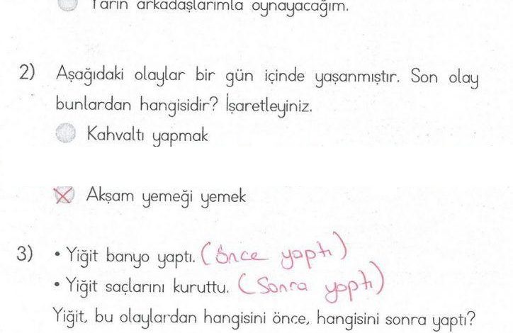 1. Sınıf Matematik MHG Yayınları Sayfa 156 Cevapları