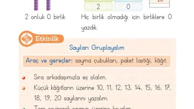 1. Sınıf Matematik MHG Yayınları Sayfa 62 Cevapları