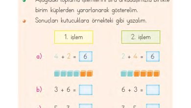 1. Sınıf Matematik MHG Yayınları Sayfa 91 Cevapları