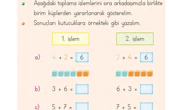 1. Sınıf Matematik MHG Yayınları Sayfa 91 Cevapları