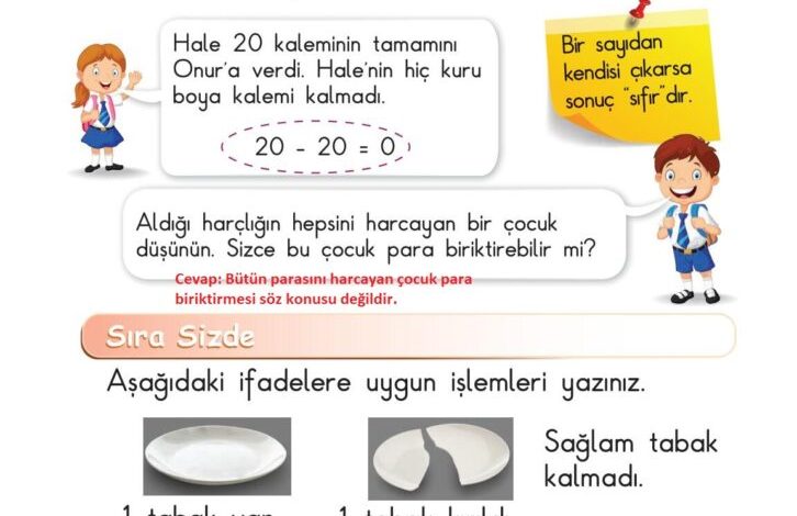 1. Sınıf Matematik Meb Yayınları Sayfa 100 Cevapları