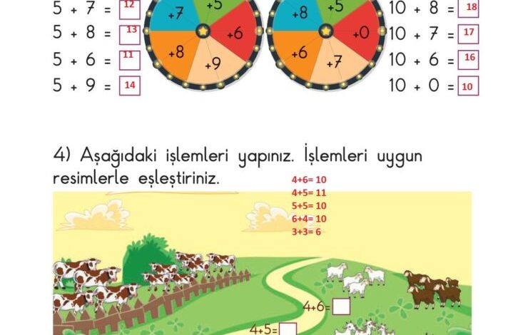 1. Sınıf Matematik Meb Yayınları Sayfa 102 Cevapları