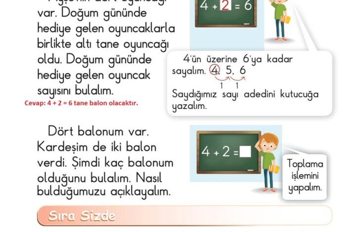 1. Sınıf Matematik Meb Yayınları Sayfa 114 Cevapları