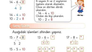 1. Sınıf Matematik Meb Yayınları Sayfa 122 Cevapları