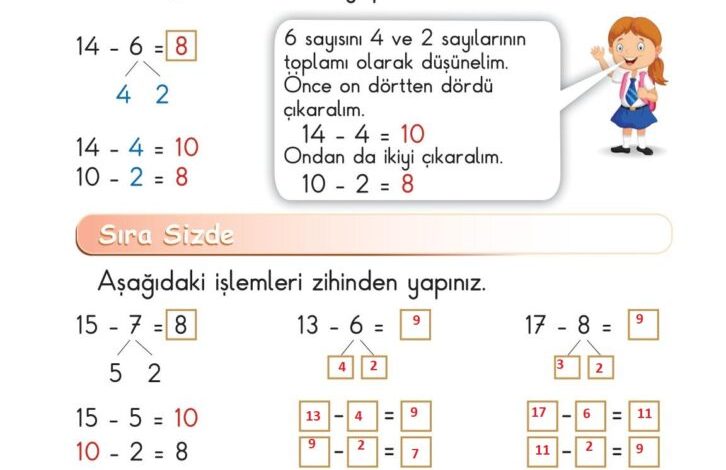 1. Sınıf Matematik Meb Yayınları Sayfa 122 Cevapları