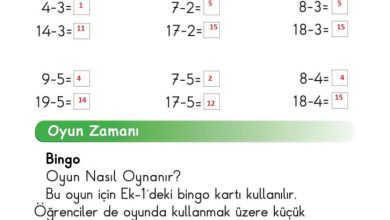 1. Sınıf Matematik Meb Yayınları Sayfa 125 Cevapları