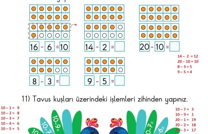 1. Sınıf Matematik Meb Yayınları Sayfa 132 Cevapları