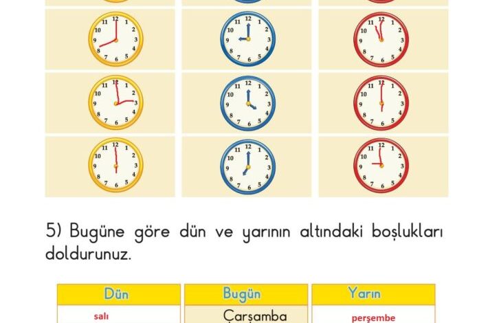 1. Sınıf Matematik Meb Yayınları Sayfa 173 Cevapları