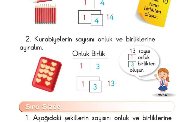 1. Sınıf Matematik Meb Yayınları Sayfa 58 Cevapları