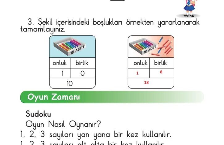 1. Sınıf Matematik Meb Yayınları Sayfa 59 Cevapları