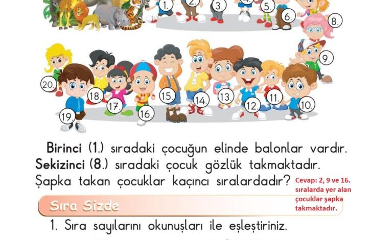 1. Sınıf Matematik Meb Yayınları Sayfa 62 Cevapları