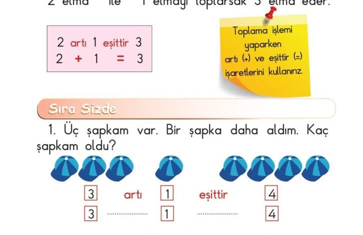 1. Sınıf Matematik Meb Yayınları Sayfa 72 Cevapları