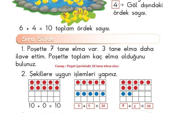 1. Sınıf Matematik Meb Yayınları Sayfa 81 Cevapları