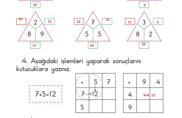 1. Sınıf Matematik Meb Yayınları Sayfa 83 Cevapları