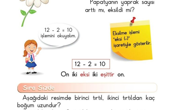 1. Sınıf Matematik Meb Yayınları Sayfa 88 Cevapları