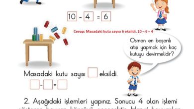 1. Sınıf Matematik Meb Yayınları Sayfa 89 Cevapları