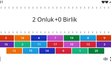 1. Sınıf Onluk – Birlik Oyunu – 3