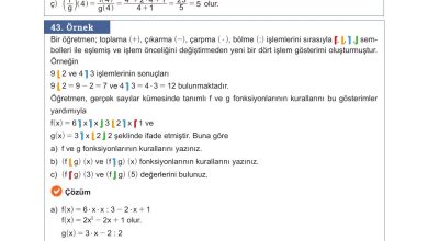 10. Sınıf Meb Yayınları Matematik Ders Kitabı Sayfa 105 Cevapları