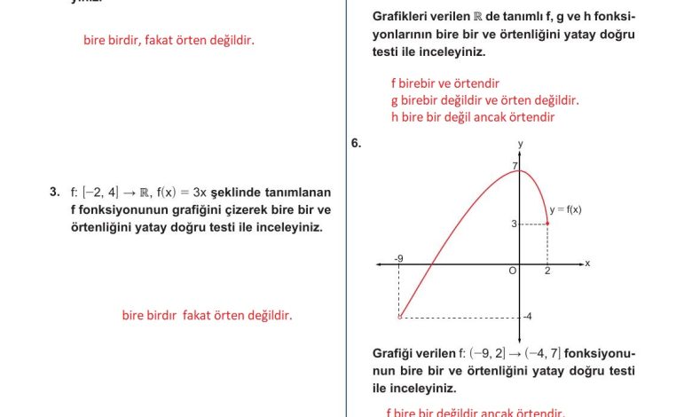 10. Sınıf Meb Yayınları Matematik Ders Kitabı Sayfa 124 Cevapları