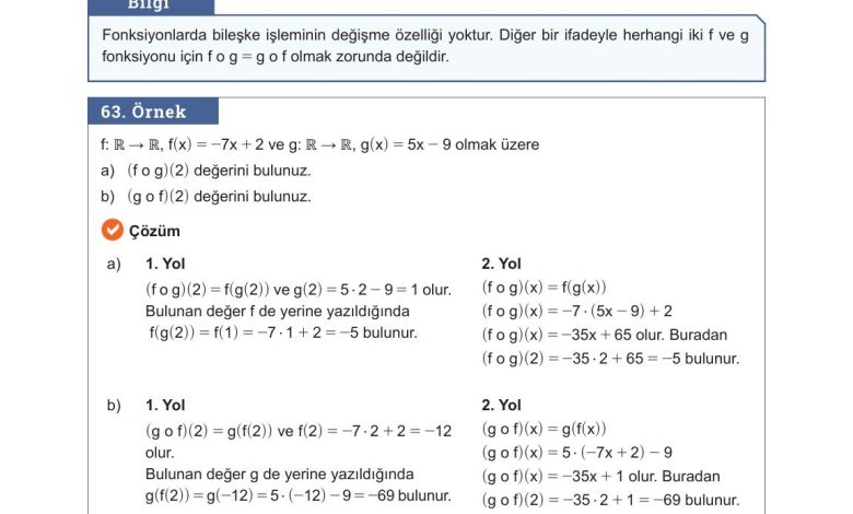 10. Sınıf Meb Yayınları Matematik Ders Kitabı Sayfa 126 Cevapları