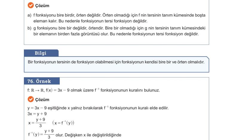 10. Sınıf Meb Yayınları Matematik Ders Kitabı Sayfa 133 Cevapları