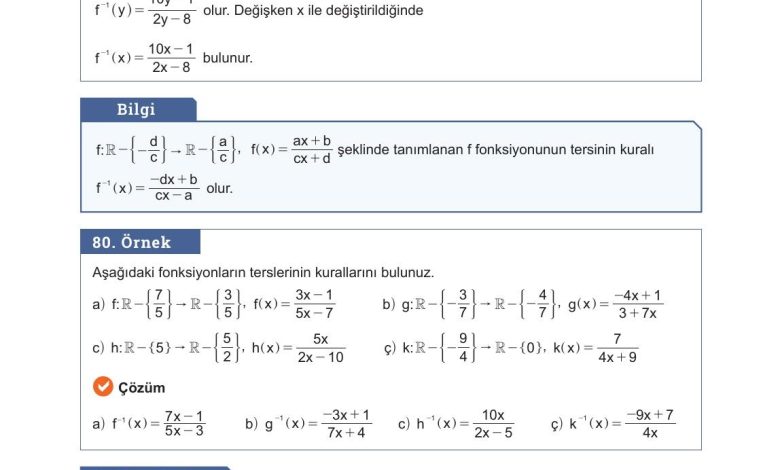 10. Sınıf Meb Yayınları Matematik Ders Kitabı Sayfa 135 Cevapları