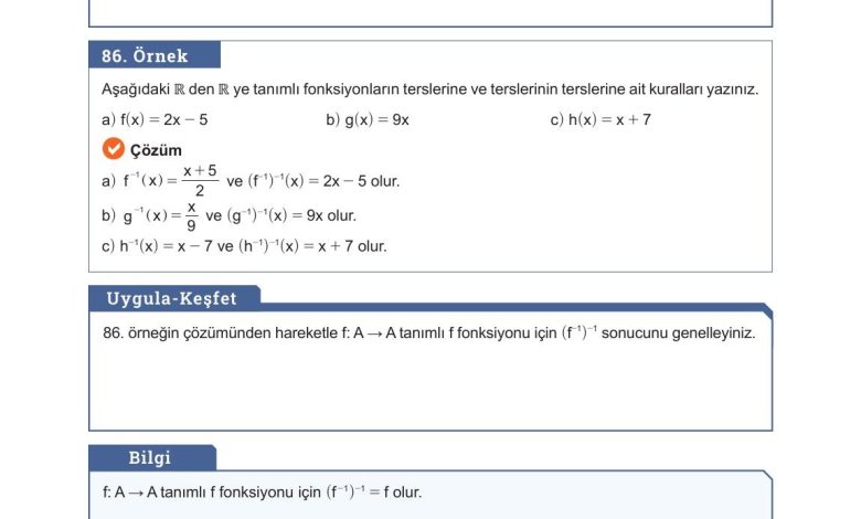 10. Sınıf Meb Yayınları Matematik Ders Kitabı Sayfa 138 Cevapları