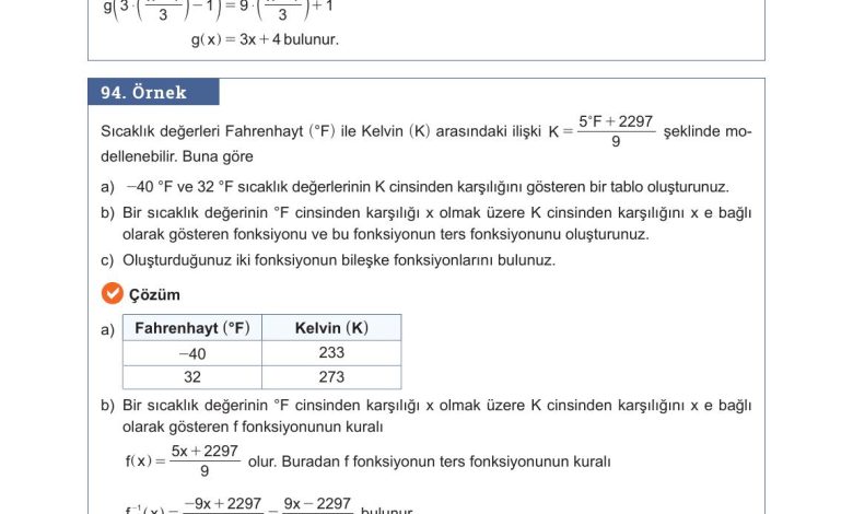 10. Sınıf Meb Yayınları Matematik Ders Kitabı Sayfa 141 Cevapları