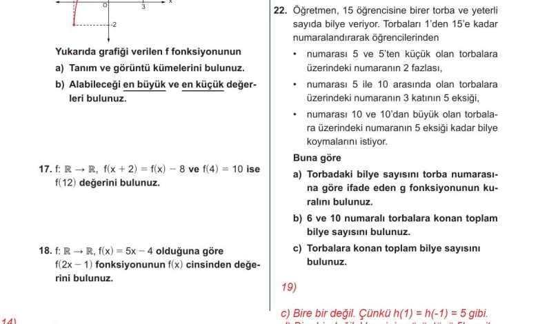 10. Sınıf Meb Yayınları Matematik Ders Kitabı Sayfa 146 Cevapları