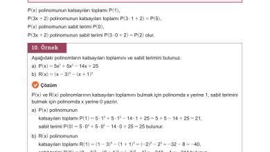 10. Sınıf Meb Yayınları Matematik Ders Kitabı Sayfa 160 Cevapları