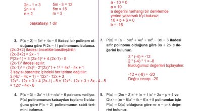 10. Sınıf Meb Yayınları Matematik Ders Kitabı Sayfa 164 Cevapları