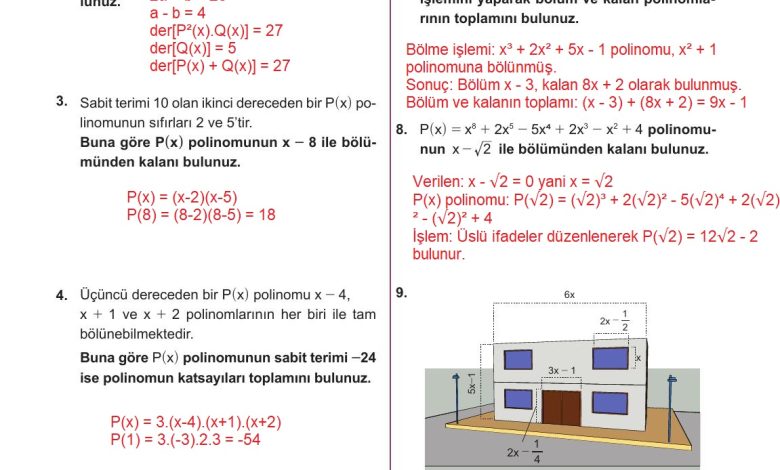 10. Sınıf Meb Yayınları Matematik Ders Kitabı Sayfa 177 Cevapları