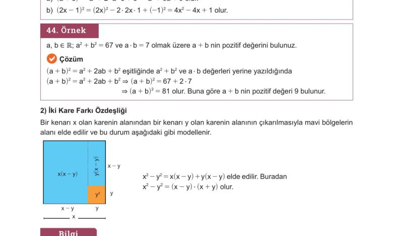 10. Sınıf Meb Yayınları Matematik Ders Kitabı Sayfa 181 Cevapları