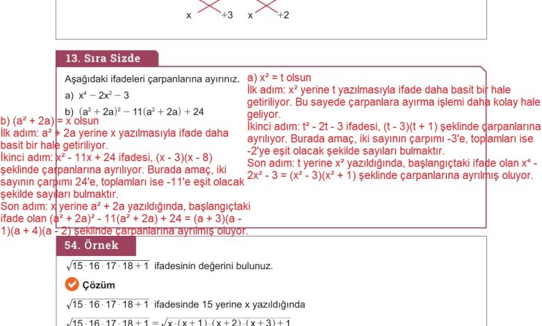 10. Sınıf Meb Yayınları Matematik Ders Kitabı Sayfa 186 Cevapları